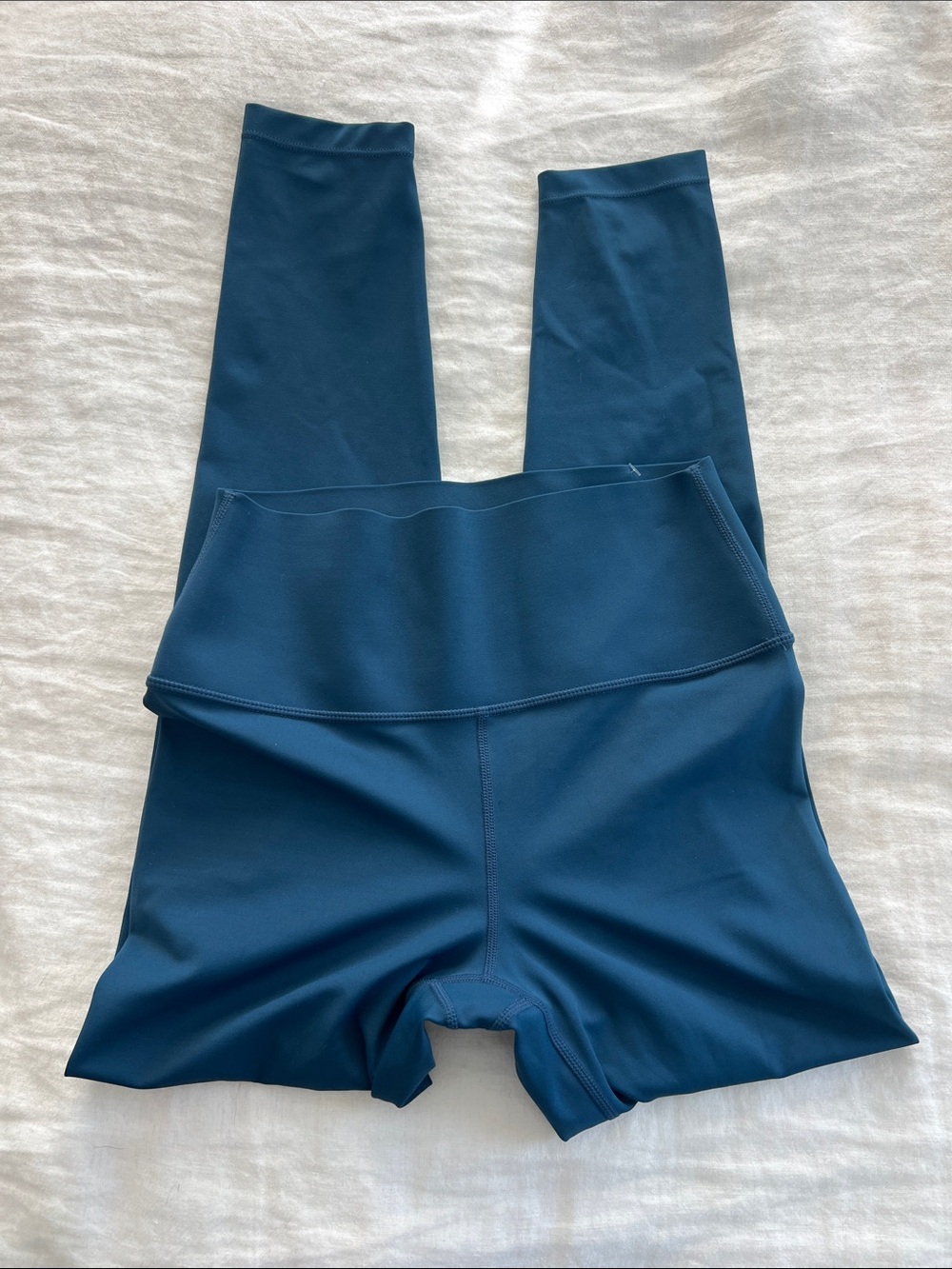 Carbon38 Diamond Compression High Rise Leggings in Blue Size M $98